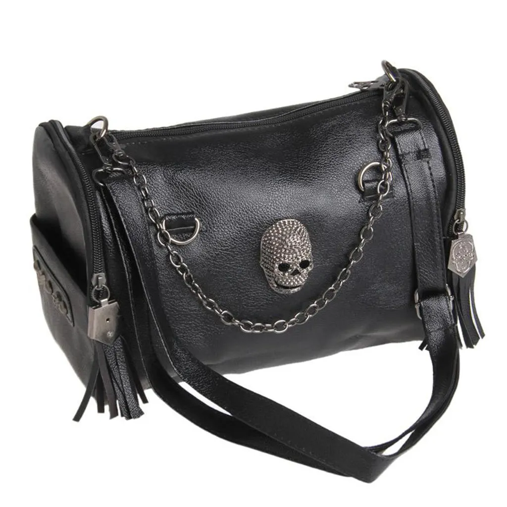 Impressive Women's Skull Shoulder Bag