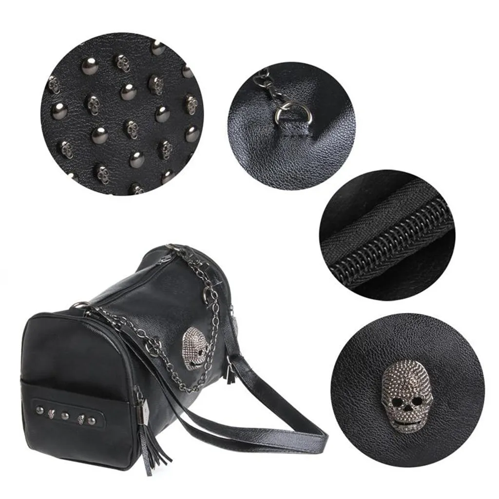 Impressive Women's Skull Shoulder Bag