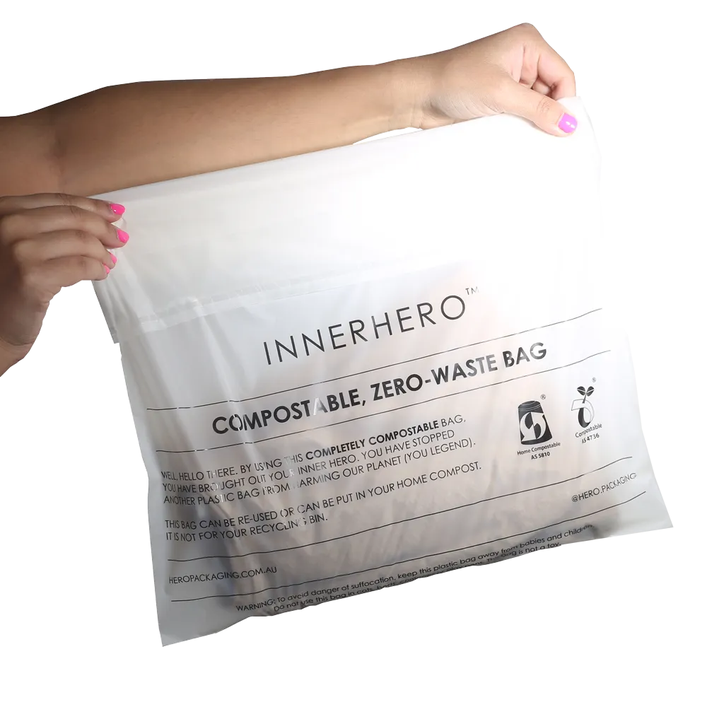INNERHERO Home Compostable Garment Bags - from packs of 100