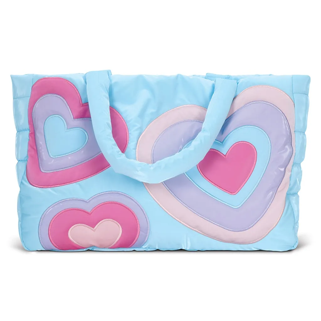 Iscream Happy Heart Puffy Weekender Bag