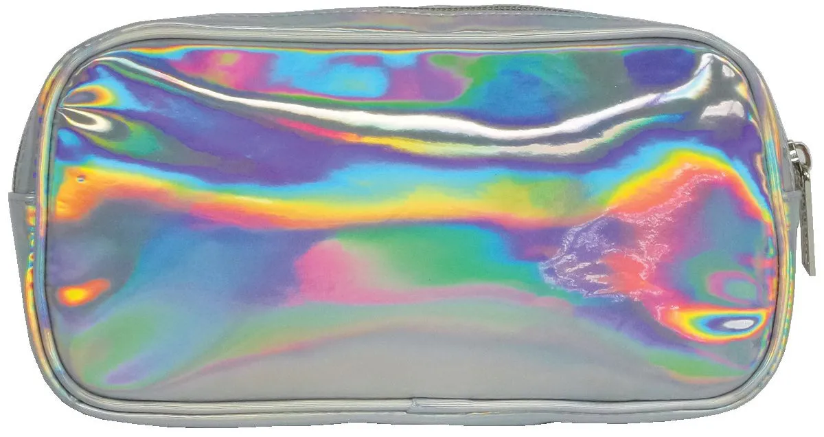 Iscream Holographic Dripping Heart Small Cosmetic Bag