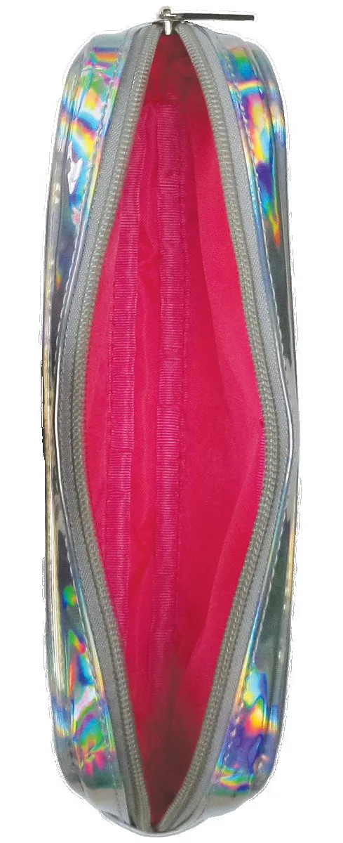 Iscream Holographic Dripping Heart Small Cosmetic Bag