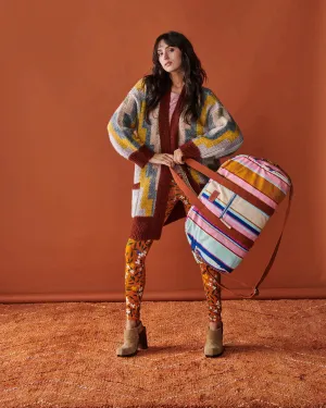 JAIPUR STRIPE DUFFLE BAG