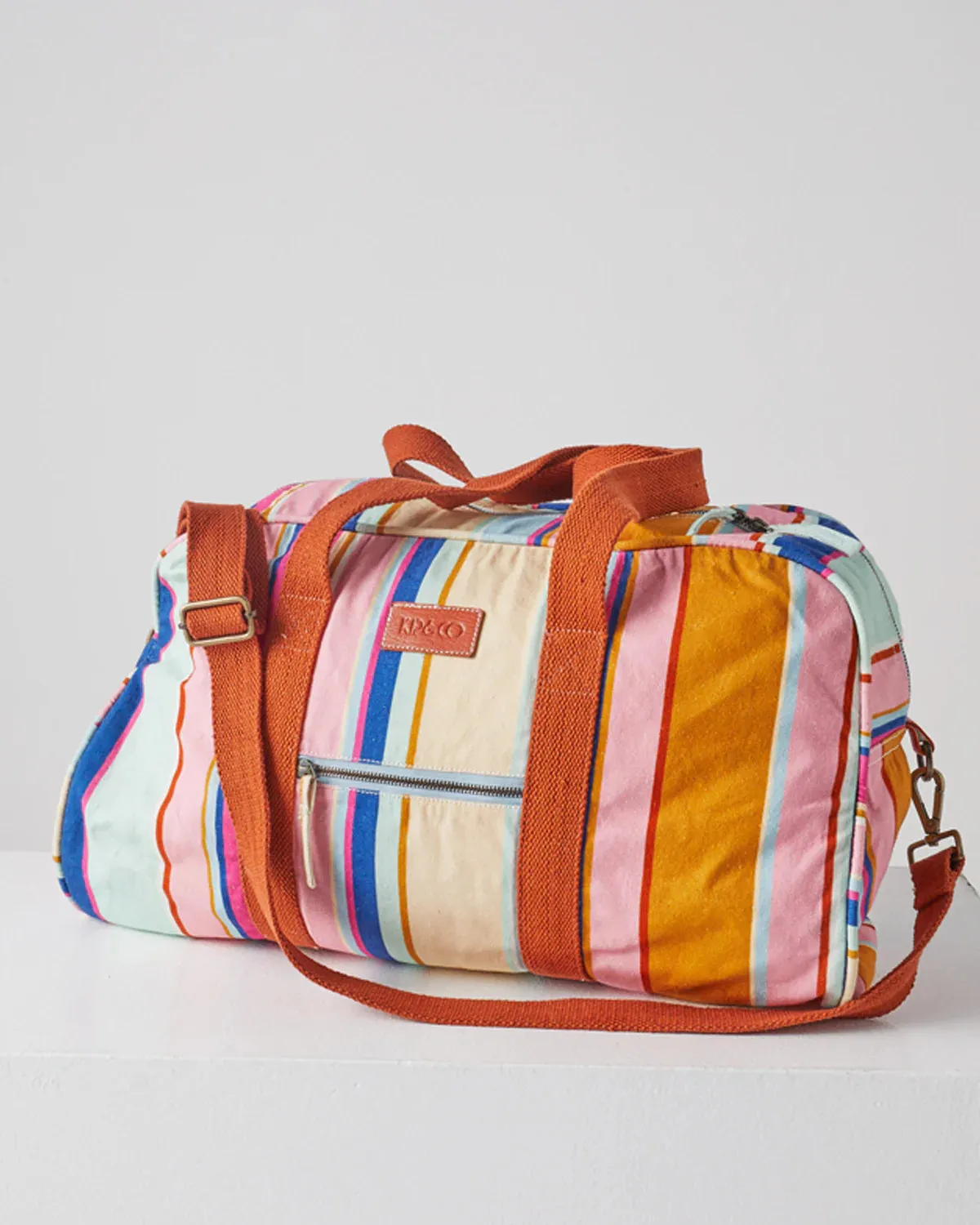 JAIPUR STRIPE DUFFLE BAG
