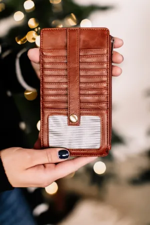 Joy Susan Mini Wallet In Caramel