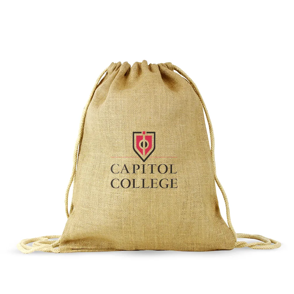 Jute / Burlap Drawstring Bag