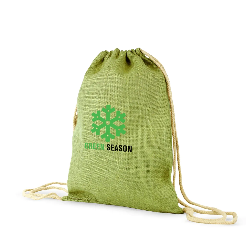 Jute / Burlap Drawstring Bag