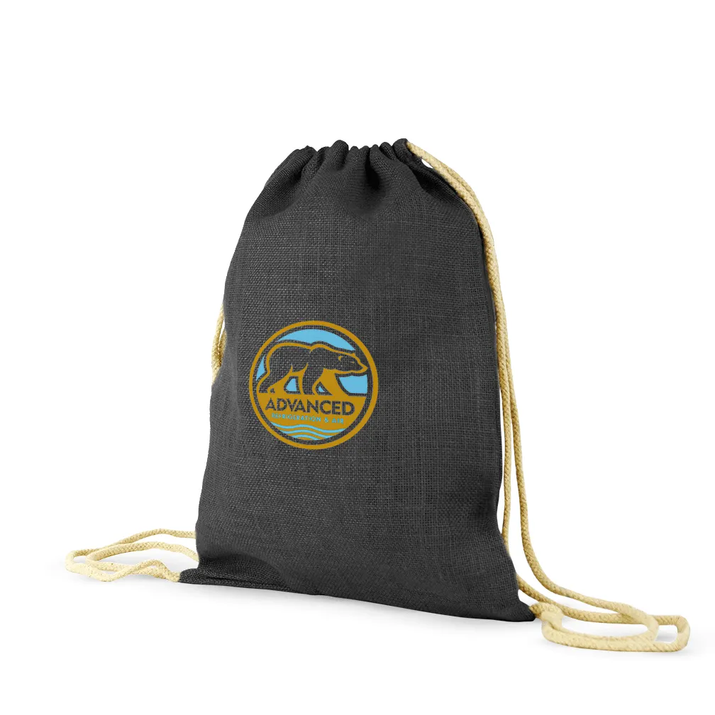 Jute / Burlap Drawstring Bag