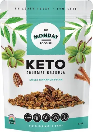 Keto Gourmet Granola - Sweet Cinnamon Pecan - 800g