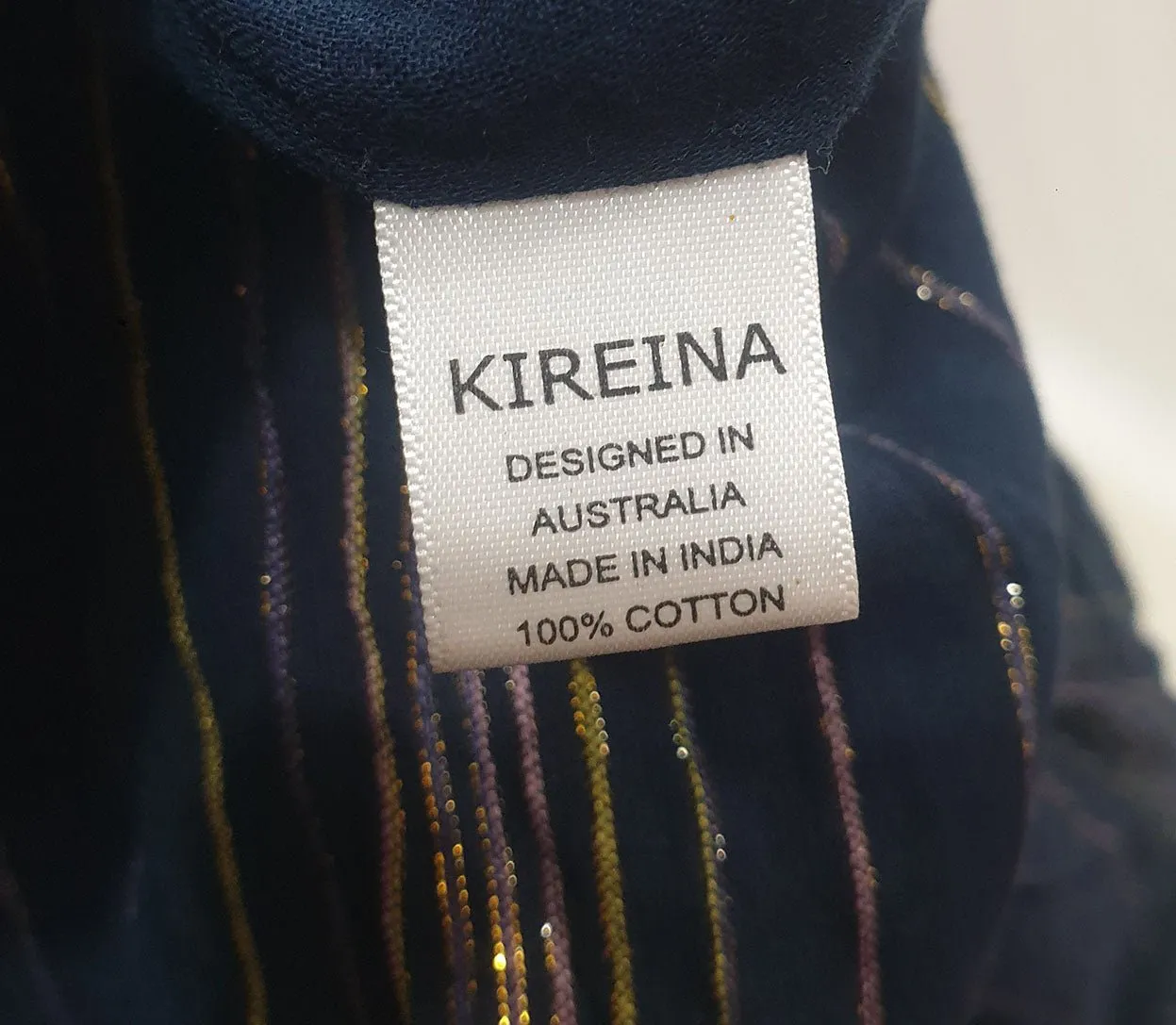 Kireina unique print dress size small