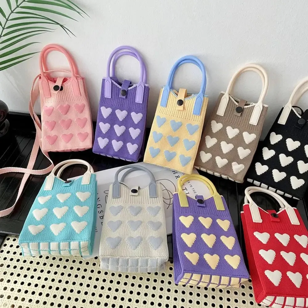 Knitted Mini Mobile Phone Bag