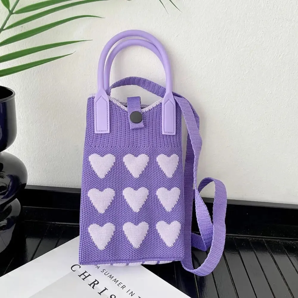 Knitted Mini Mobile Phone Bag