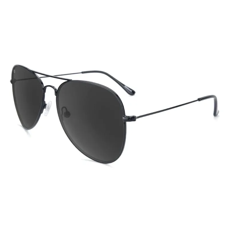 Knockaround® Mile High Sunglasses in Black and Smoke