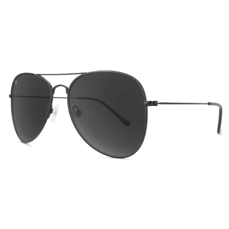 Knockaround® Mile High Sunglasses in Black and Smoke