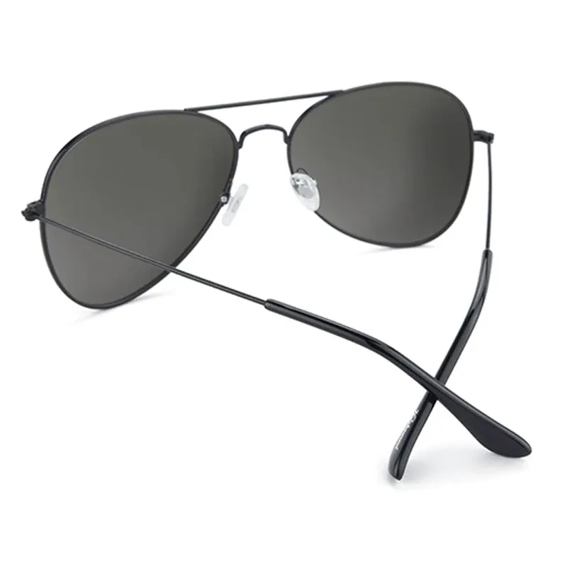 Knockaround® Mile High Sunglasses in Black and Smoke