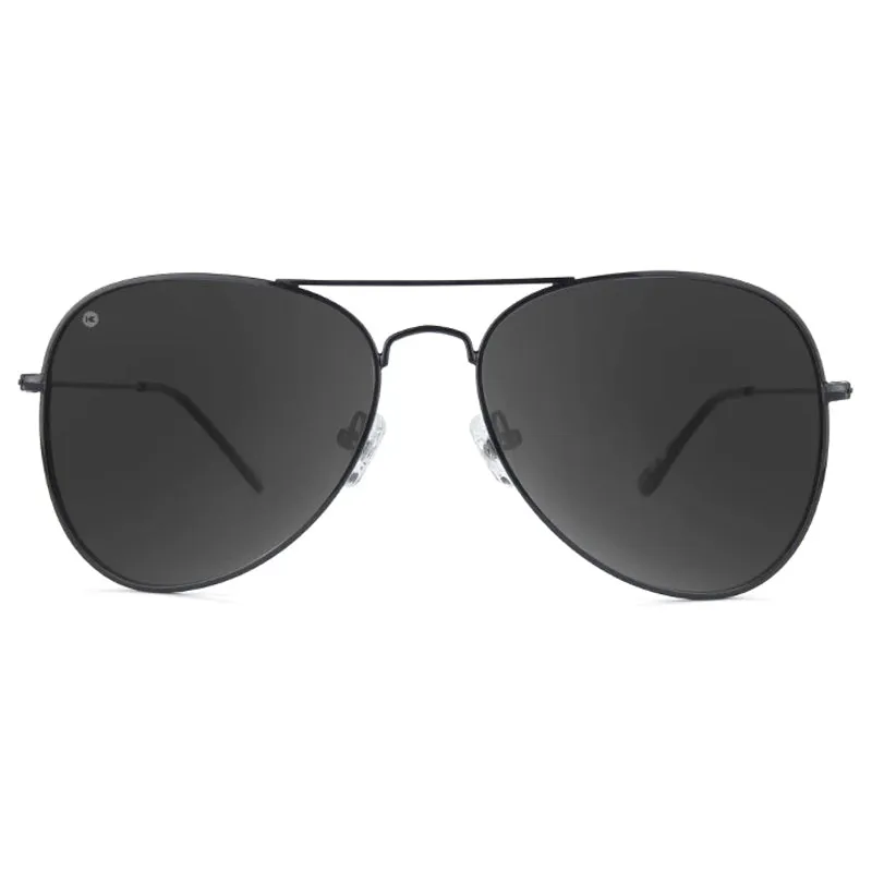 Knockaround® Mile High Sunglasses in Black and Smoke