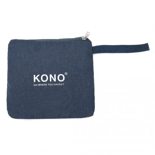 Kono Foldable Waterproof Storage Cabin Travel Handbag - Navy