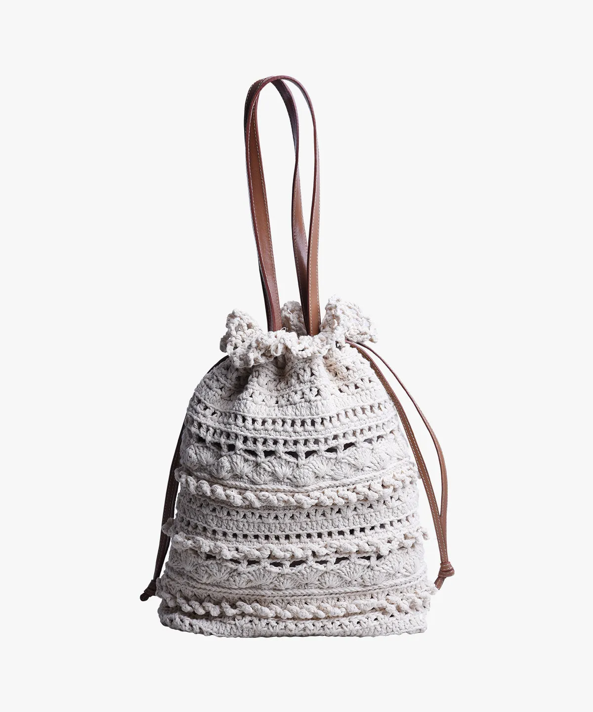 La Rossy in Leather and Crochet