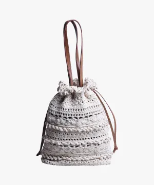 La Rossy in Leather and Crochet