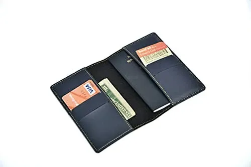 Ladies 4 Pc Combo (Lady Wallet 1.0, Passport, Eyewear, Keychain) (Royal Blue)