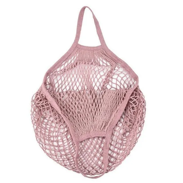 Large Cotton Mesh Shopping Bags