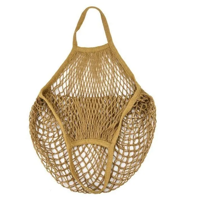 Large Cotton Mesh Shopping Bags
