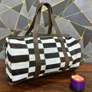 Large Cowhide Duffel Bag