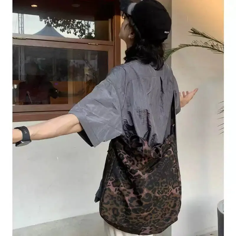 Large Leopard Print Bag