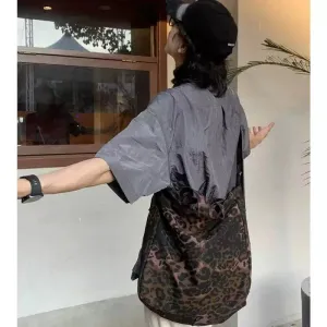 Large Leopard Print Bag