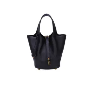 Leather Bucket Bag