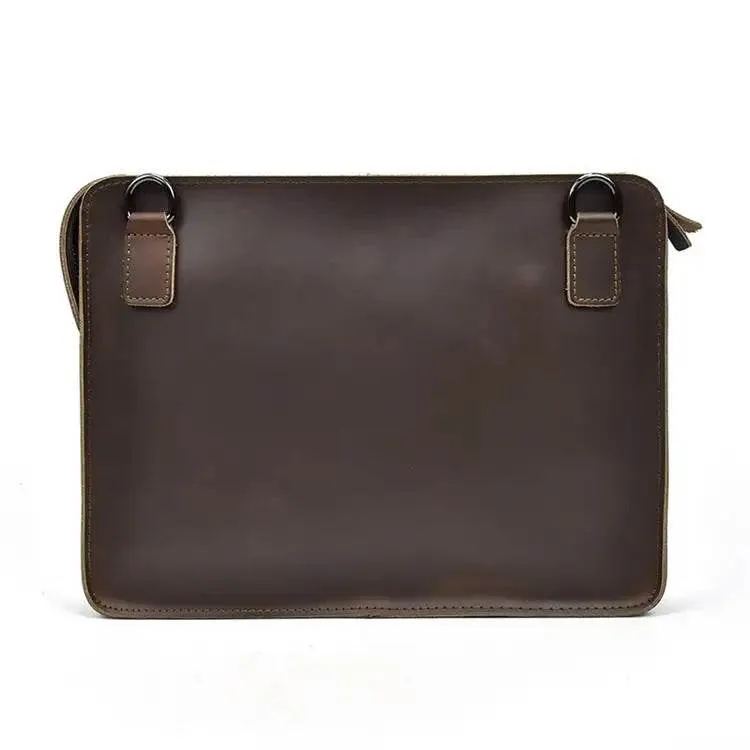 Leather Clutch Bag iPad Tablet Cover Bag with Shoulder Strap