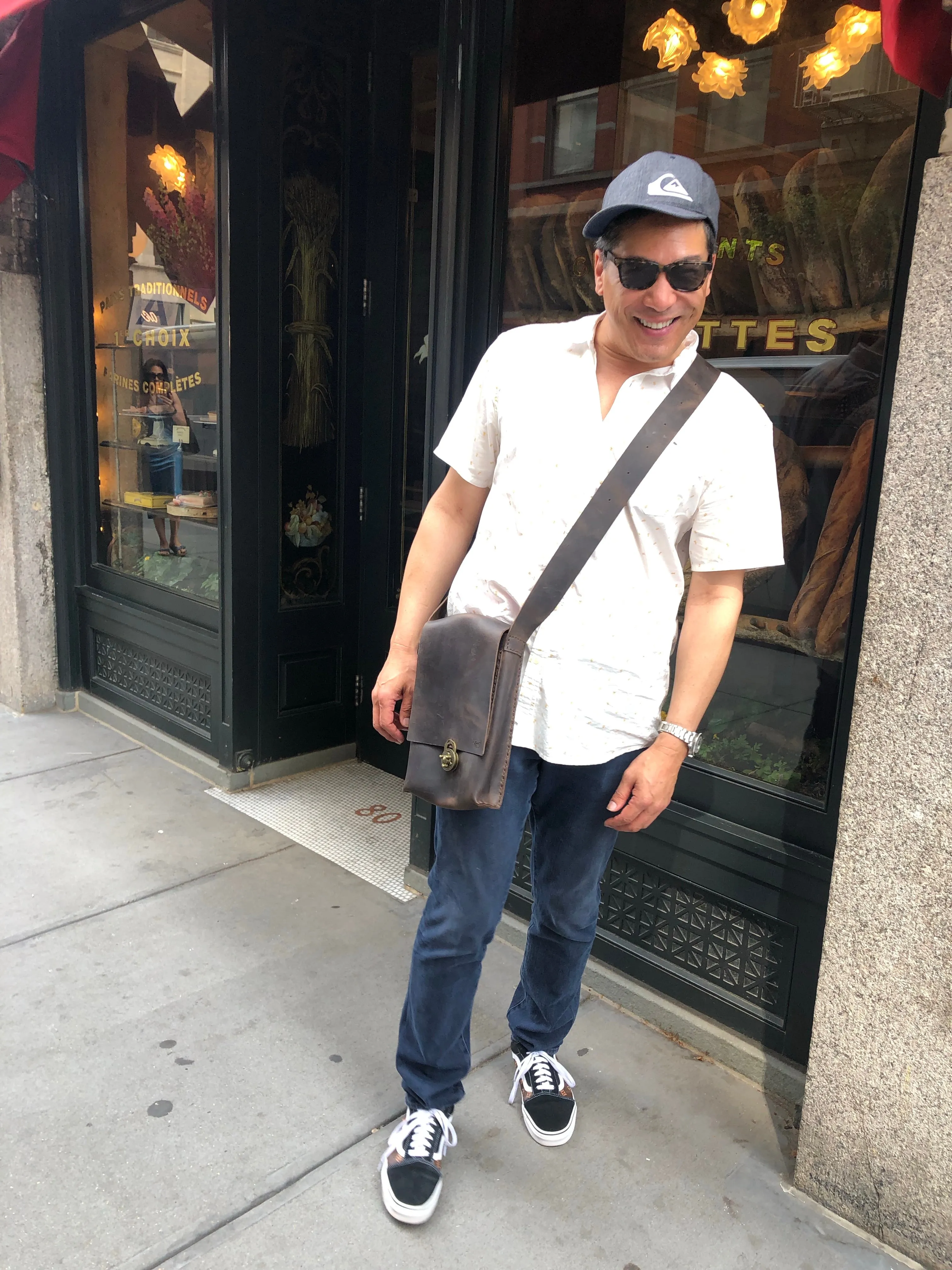 Leather iPad Bag / Small Crossbody Messenger /