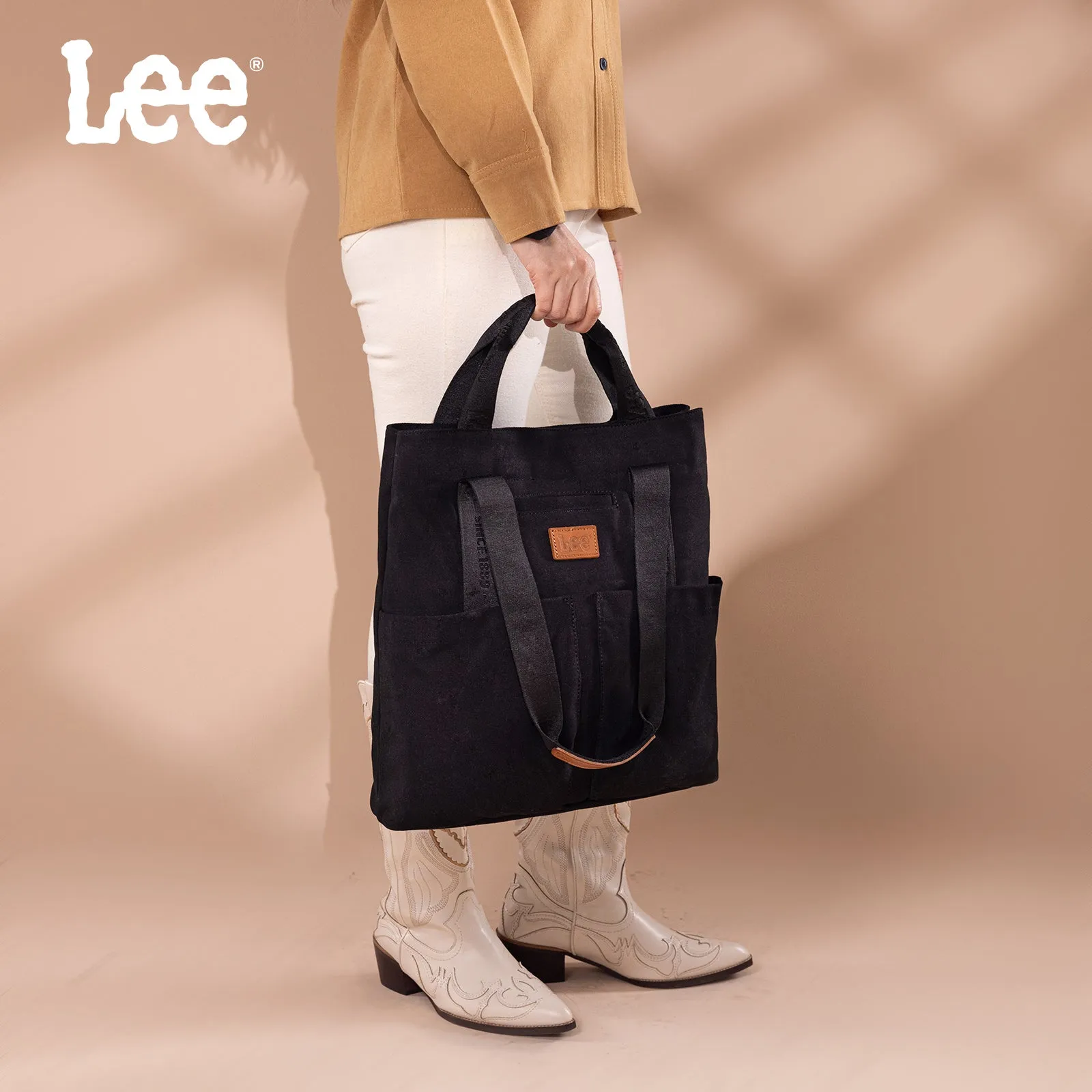 LEE53-005   LEE Large Canvas Tote Bag