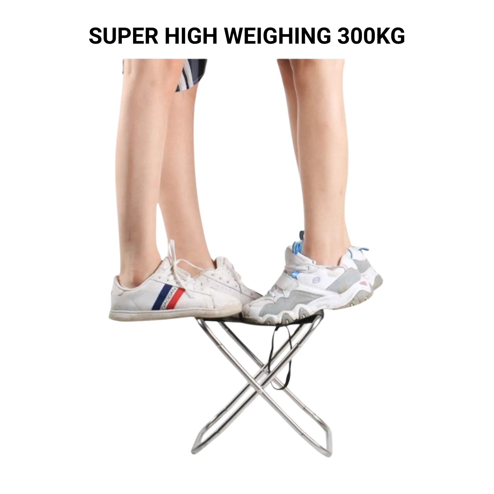 Lightweight Camping Chair Portable Aluminum Alloy Folding Stool Metal Zippered for Hiking Fishing Outdoor