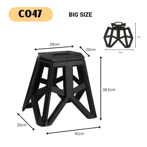 Lightweight Camping Chair Portable Aluminum Alloy Folding Stool Metal Zippered for Hiking Fishing Outdoor