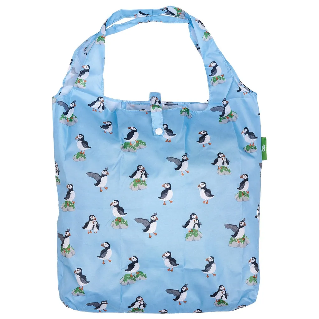 Lightweight Foldable Reusable Shopping Bag Multi Puffin