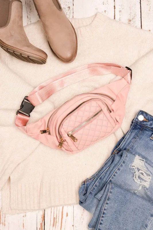 Limited *Quilted Belt Sling Bum Bag