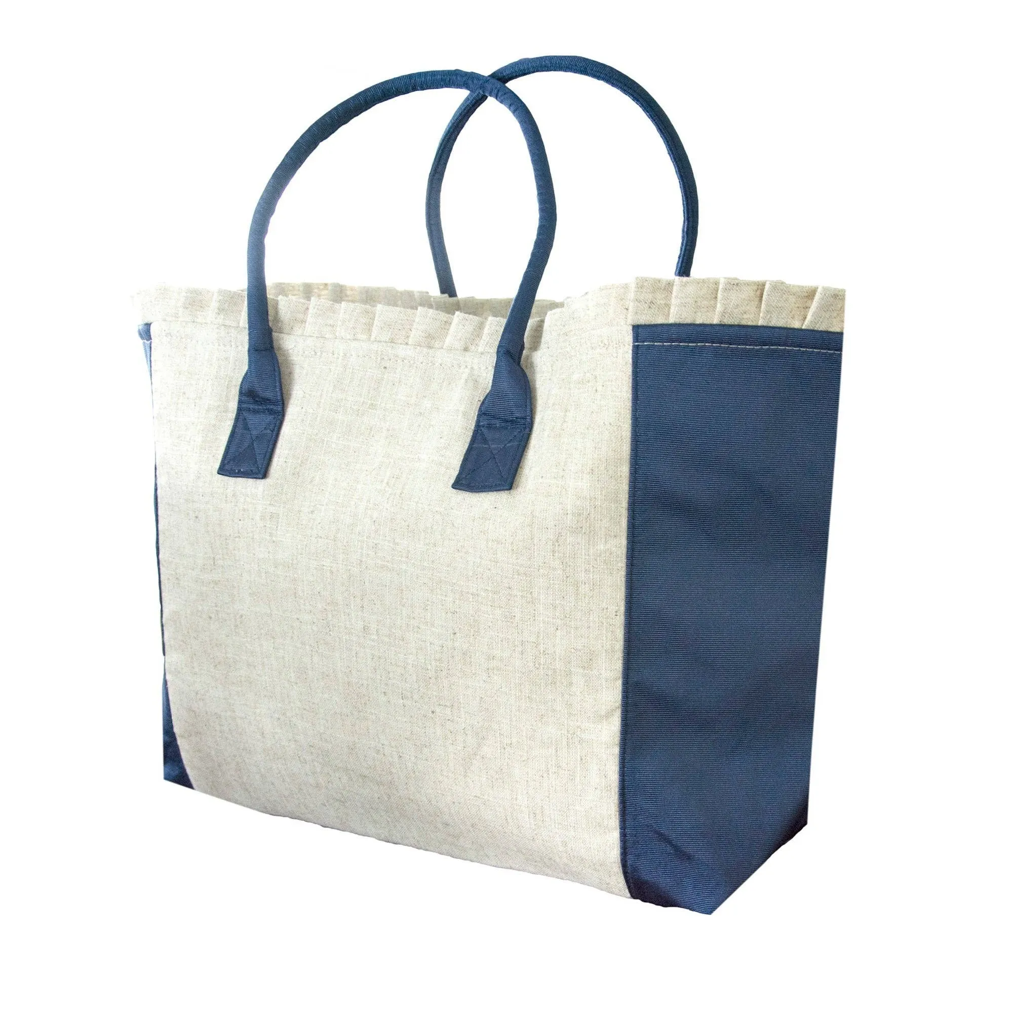 Linen Weekender Tote