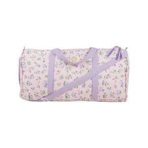 Logan's Long Weekend Bag - Tuxedo Park Tulips with Lauderdale Lavender