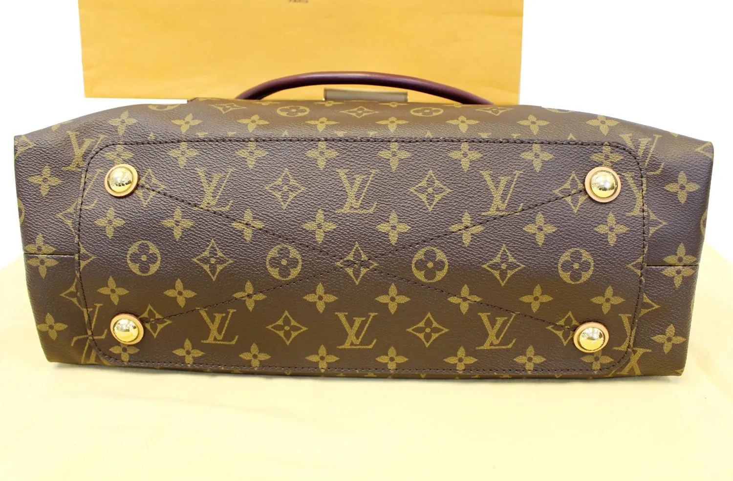 LOUIS VUITTON  Aurore Monogram Canvas Olympe Satchel Used Bag