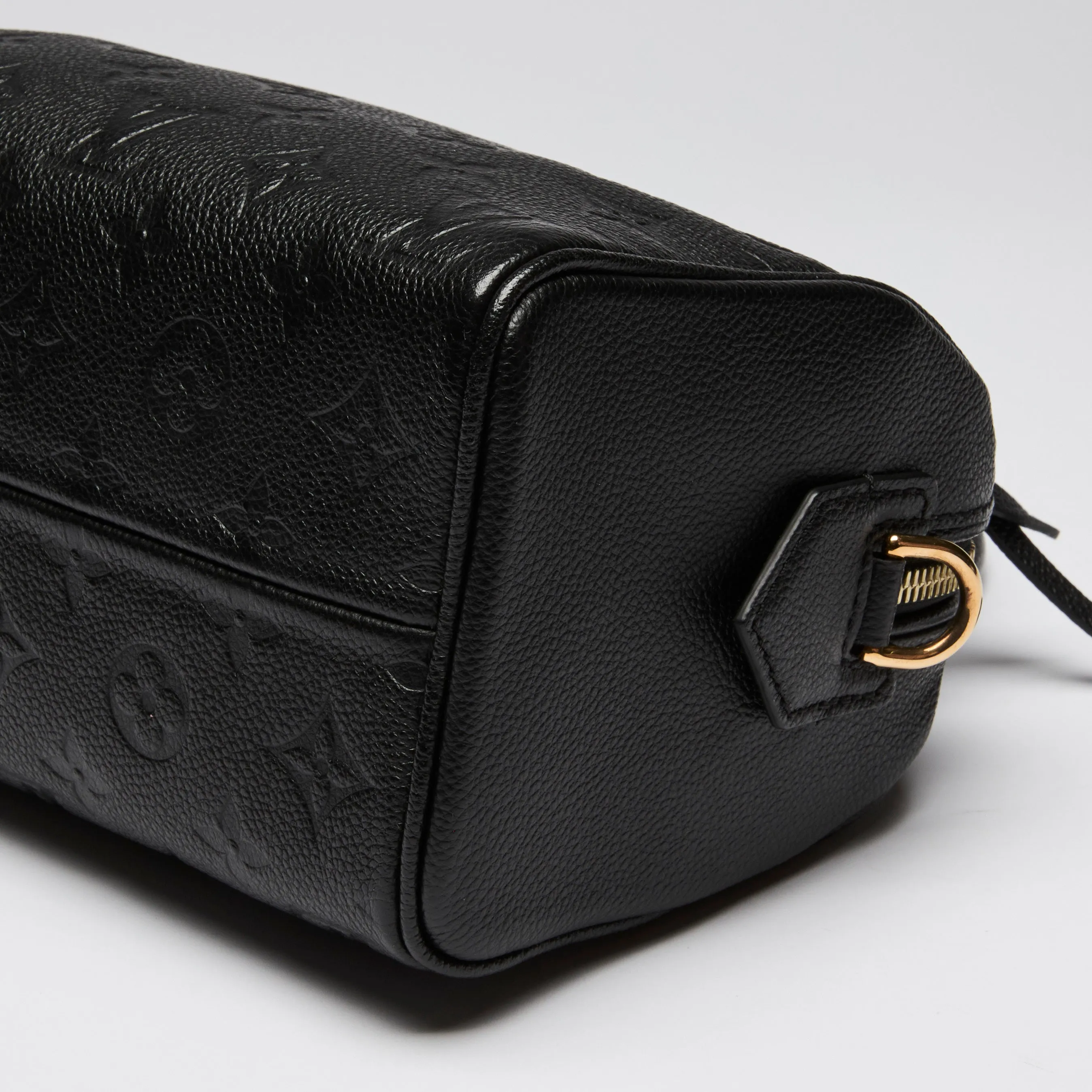 Louis Vuitton Black Monogram Empreinte Leather Speedy Bandoulière Hand Bag 20