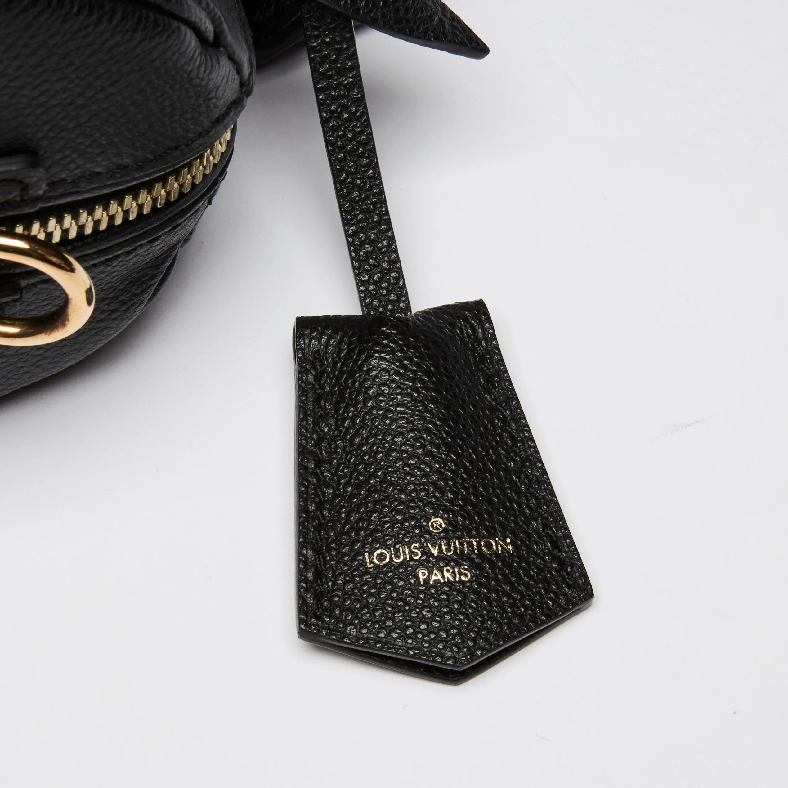 Louis Vuitton Black Monogram Empreinte Leather Speedy Bandoulière Hand Bag 20