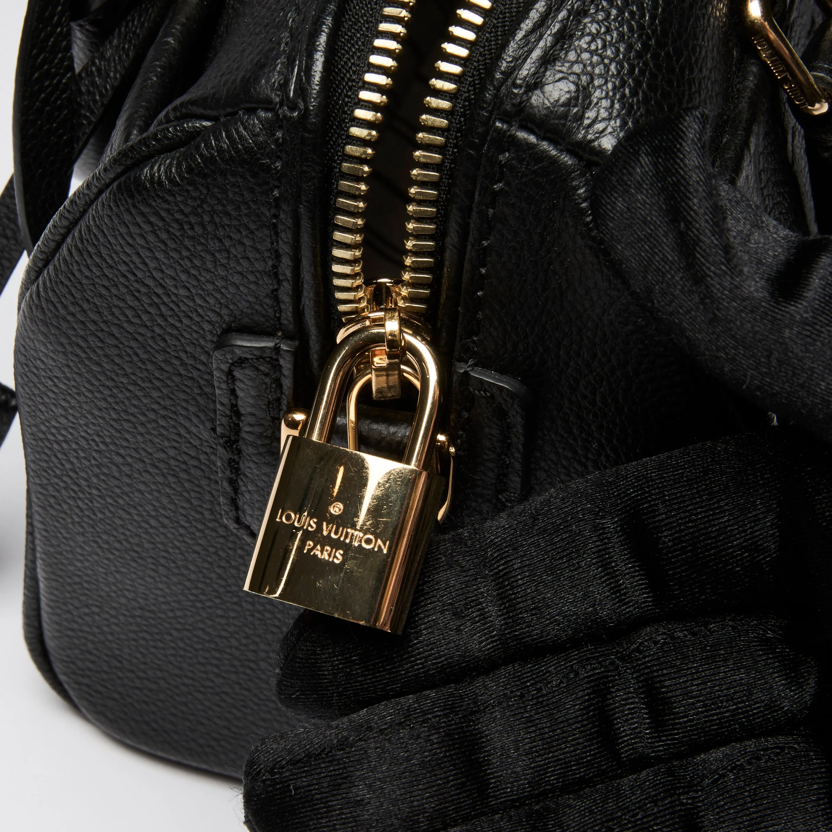 Louis Vuitton Black Monogram Empreinte Leather Speedy Bandoulière Hand Bag 20