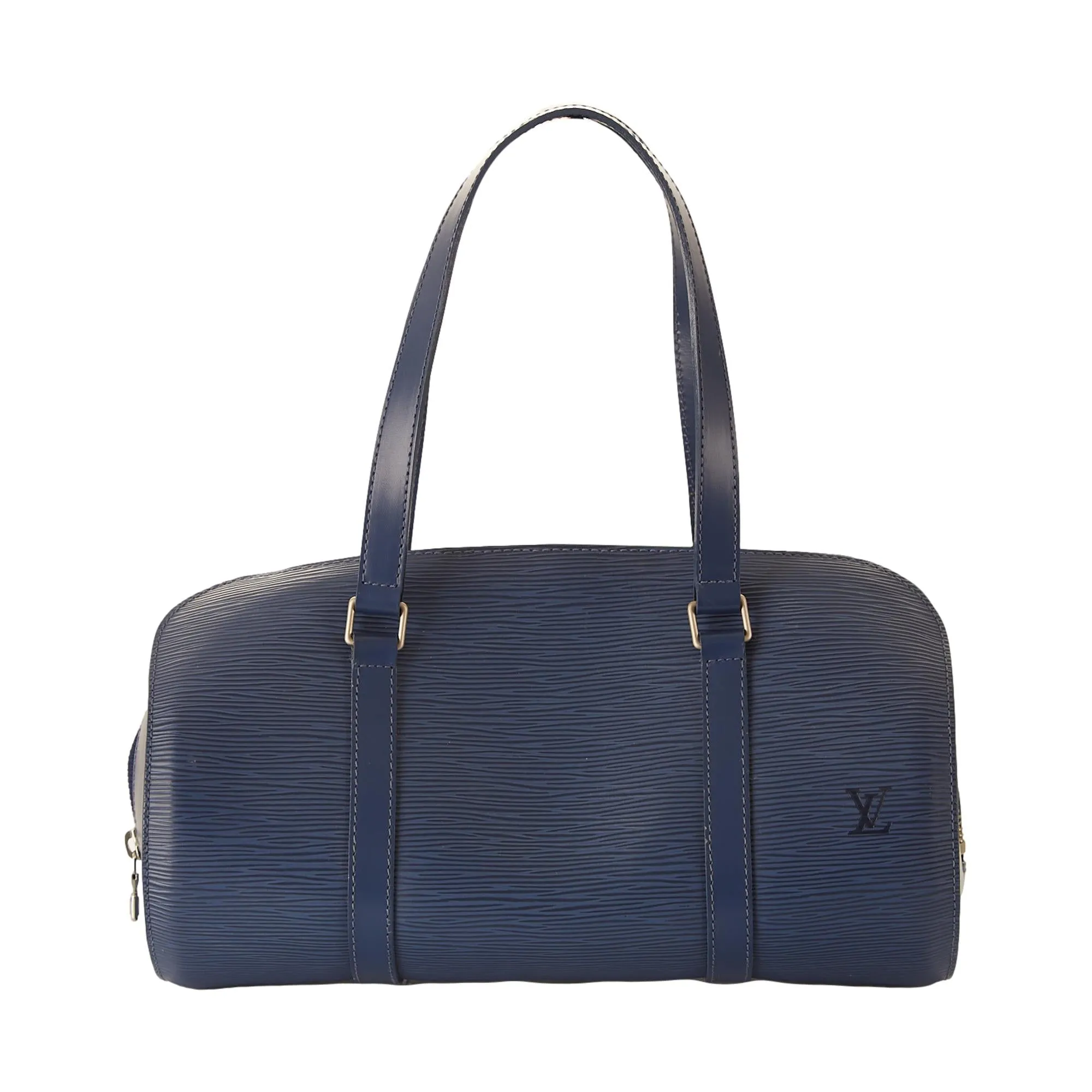 Louis Vuitton Blue Epi Leather Cylinder Bag