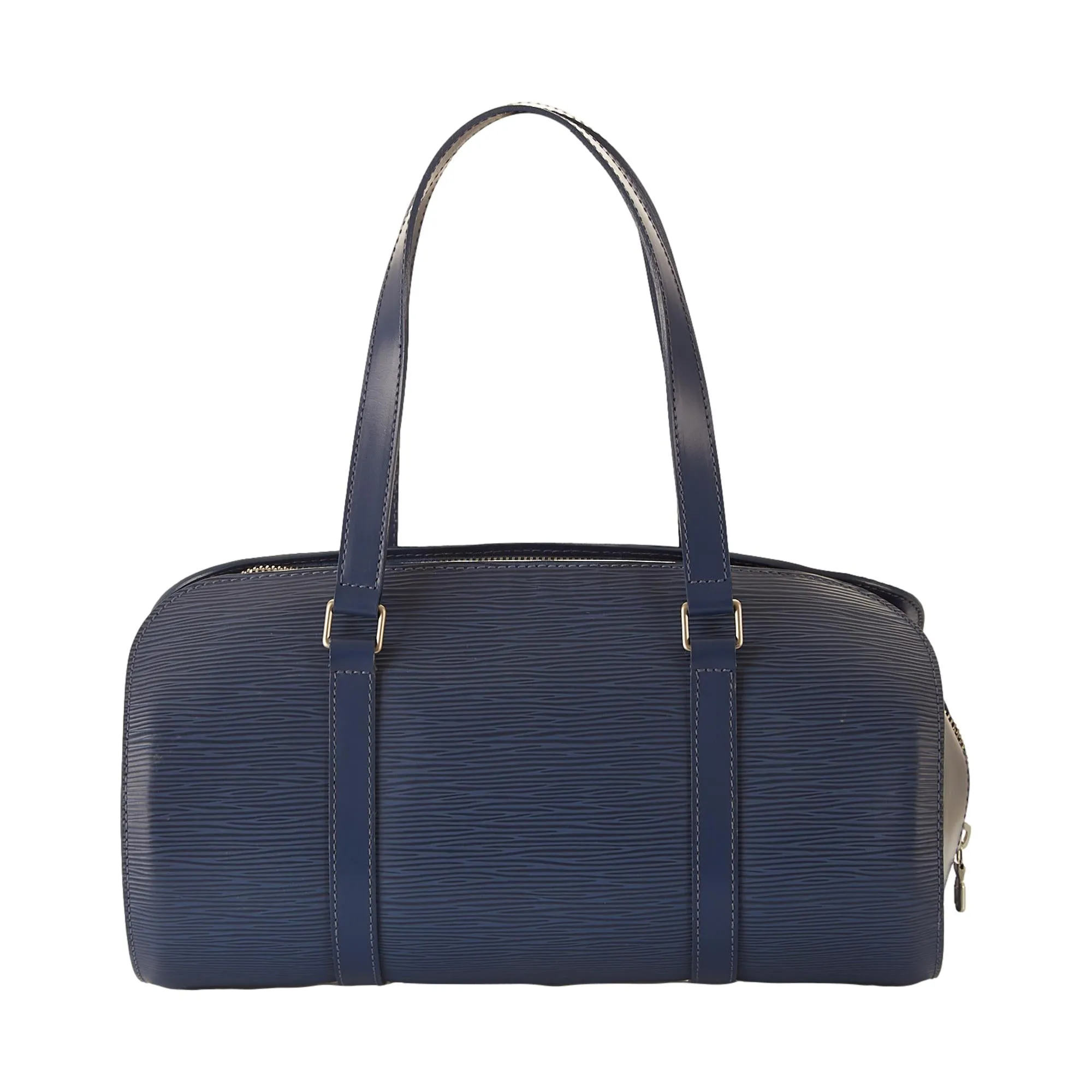Louis Vuitton Blue Epi Leather Cylinder Bag