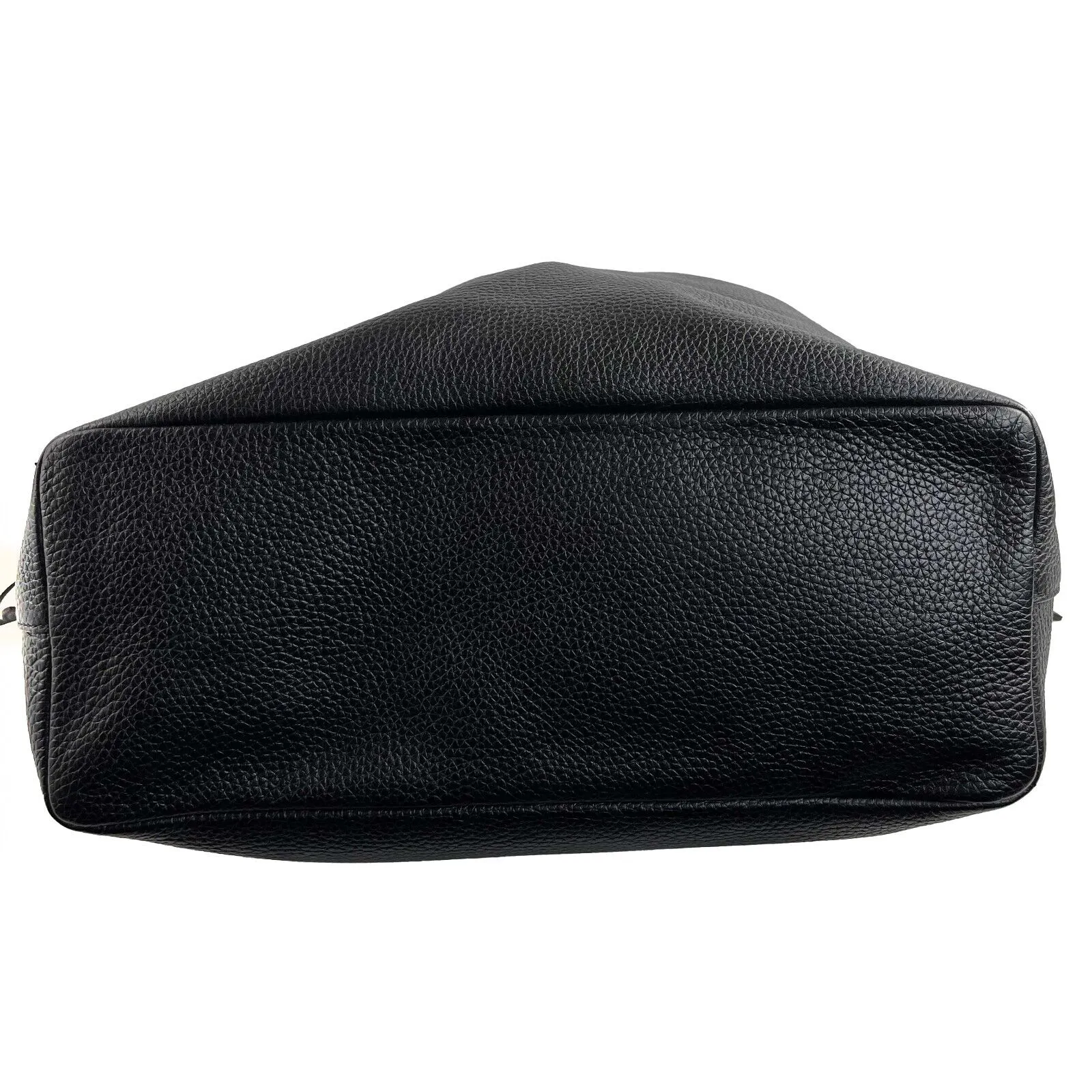 Louis Vuitton Cabas Light Drawstring LV Initials Black Leather Bag