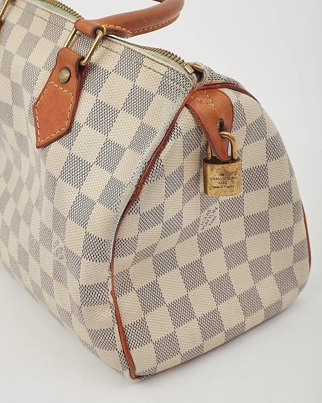 Louis Vuitton Damier Azur Canvas Speedy 25 Bag