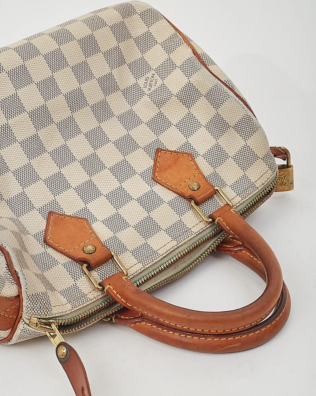 Louis Vuitton Damier Azur Canvas Speedy 25 Bag