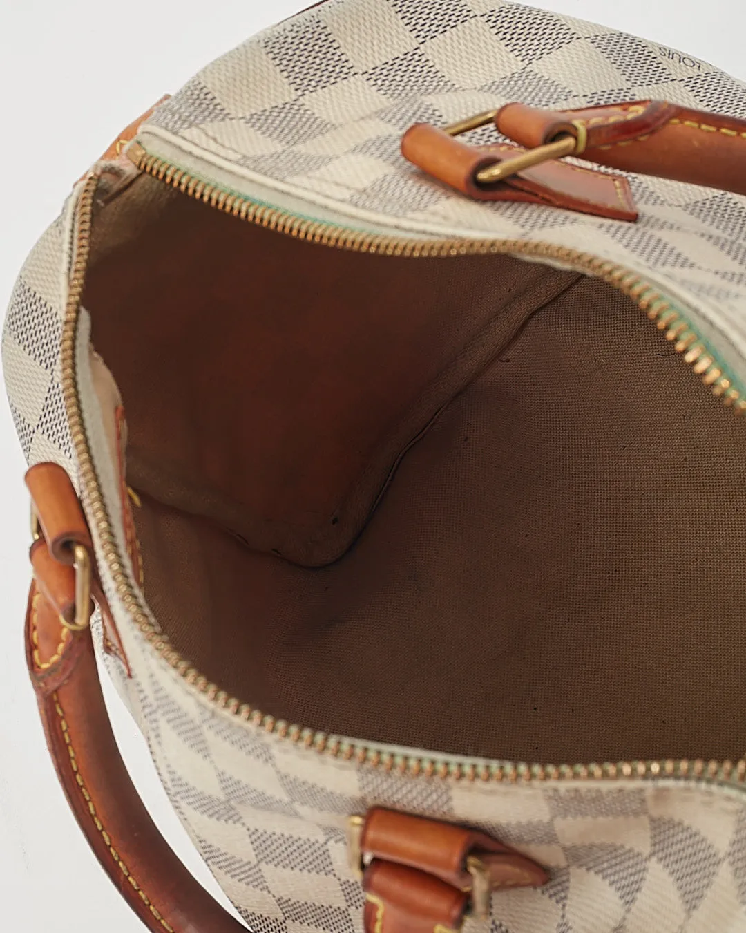 Louis Vuitton Damier Azur Canvas Speedy 25 Bag