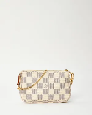 Louis Vuitton Damier Azur Coated Canvas Mini Pochette D'Accessoires